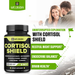 WELBUDA ingredients Ashwagandha and Rhodiola closeup highlights herbal mood and energy roots.
