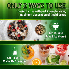 WELBUDA liquid supplement bottle with dropper for easy dosing