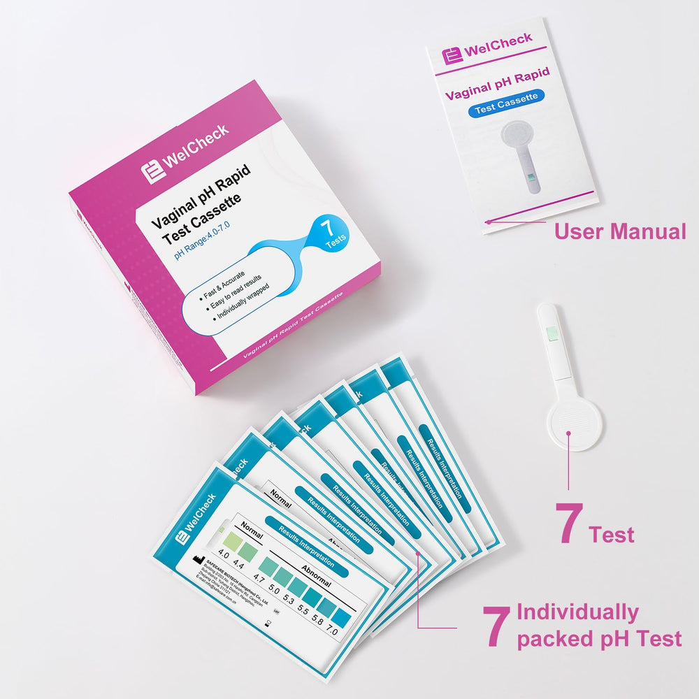 WelCheck individually packaged strips preserve hygiene and freshness.