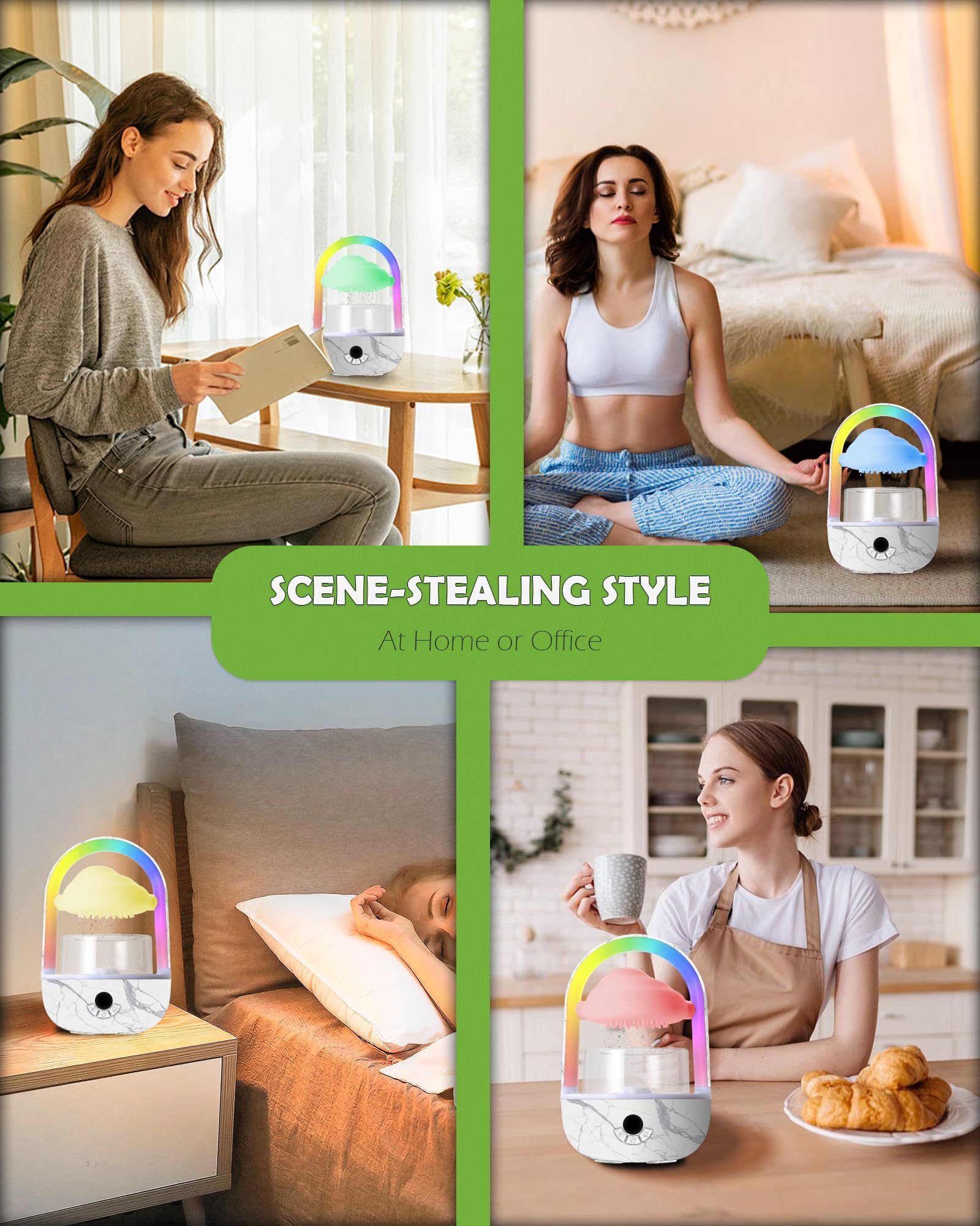 Weljoy Diffuser with adjustable water speed to customize sound