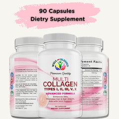 Well and Blessed capsules close up showing texture and potential joint care benefits.