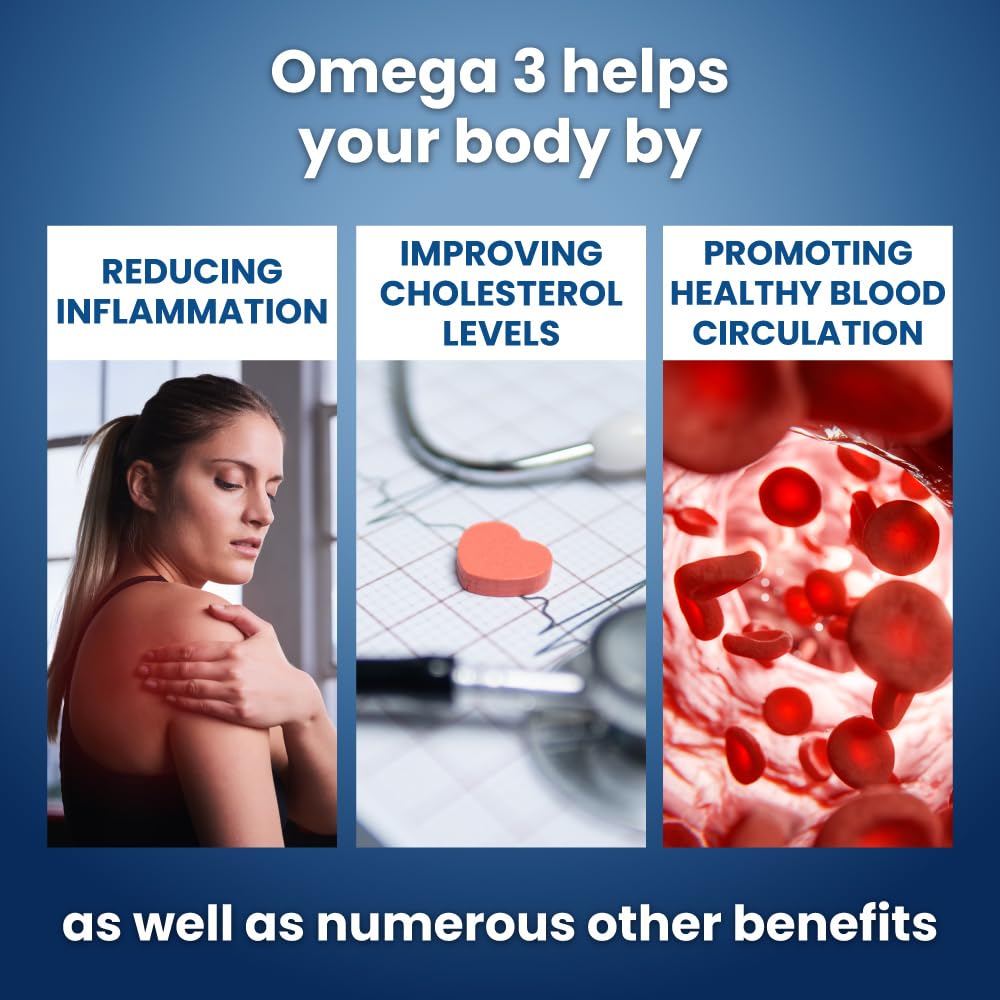 Well of Life Omega-3 label highlights EPA and DHA contents.
