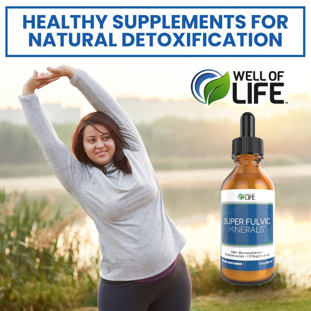 Close-up of Well of Life label with pure ingredients for daily wellness