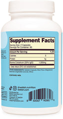 Wellah pasteurized colostrum capsules packaging shot indicating NSF GMP compliance manufacturing.