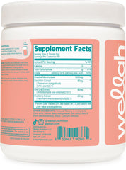 Wellah Creatine for Women 3 grams per scoop, convenient dosing for consistency.