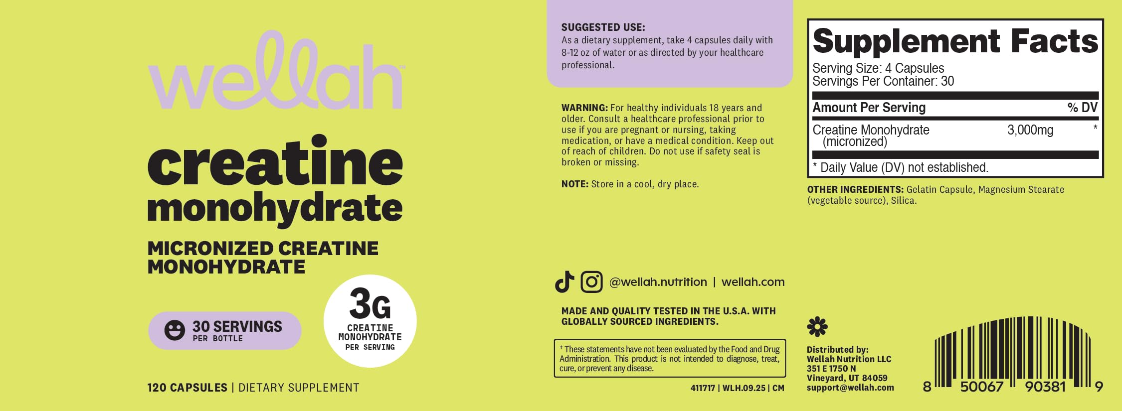 Micronized creatine capsules close-up emphasizing smoother dissolution.