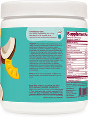 Wellah Get-Going Blue Hawaii packaging displaying 30 servings and GMP certification