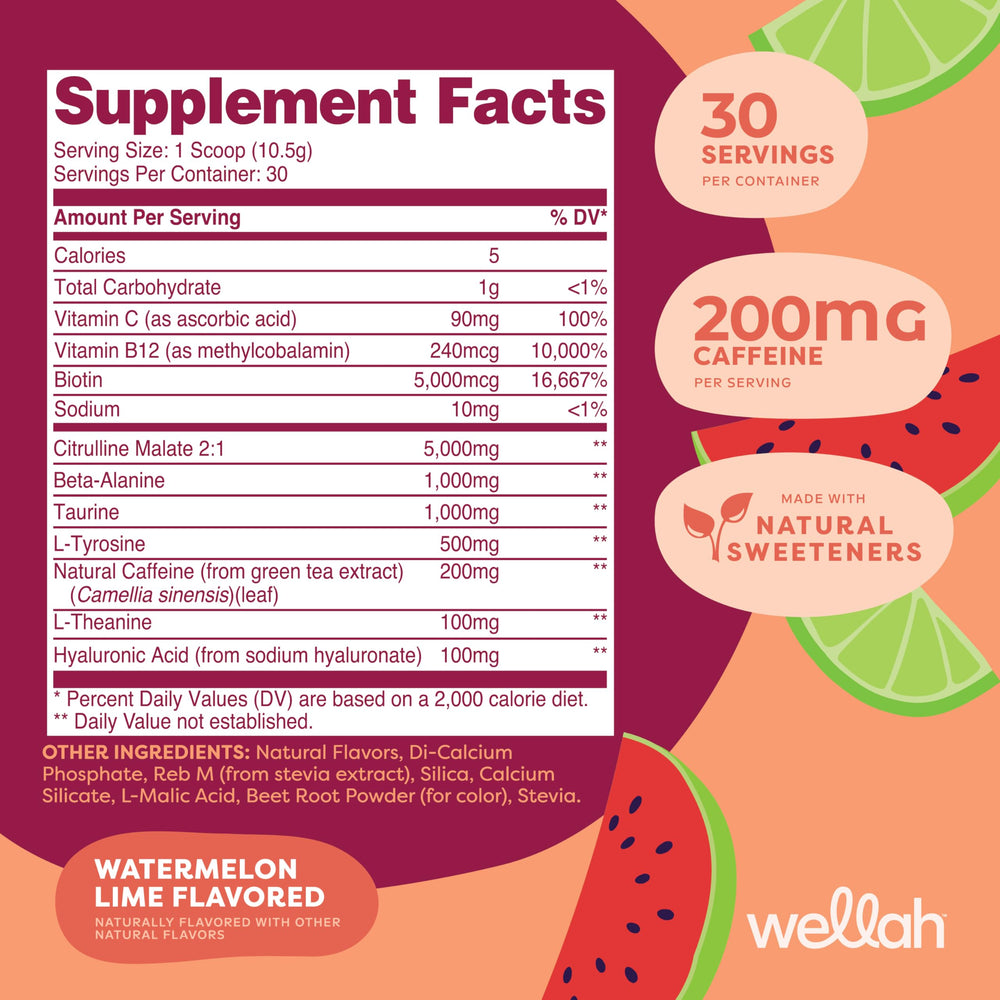 Wellah Get-Going Watermelon Lime drink being mixed in a shaker for energy