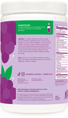 Wellah pre-workout grape bottle shown for convenient daily performance support.