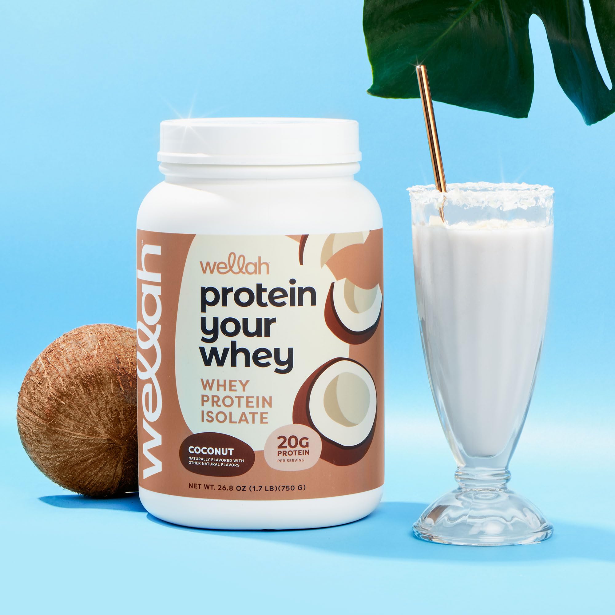 Wellah Protein Your Whey serving spoon enables precise portion control