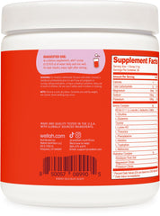 Wellah So Long Soreness BCAA Powder fruit punch glass showing mixed drink with hydration.