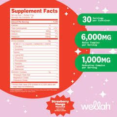 Wellah scoop image demonstrates easy daily serving for consistent hydration