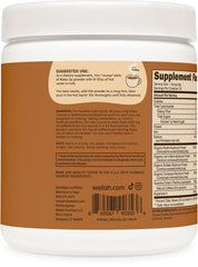 Wellah Wake Up packaging featuring NSF GMP FDA certifications for quality control.