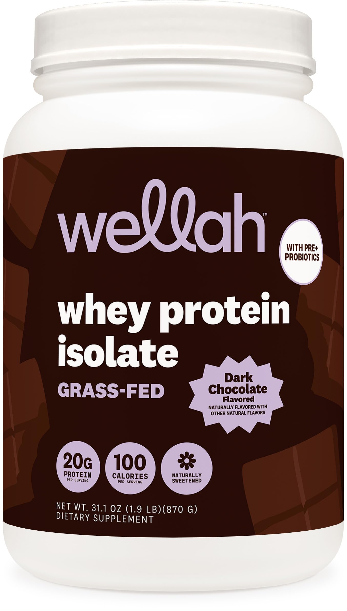 Wellah grass-fed whey protein pour into glass shake for post-workout recovery