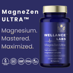 Close-up of MagneZen Ultra bottle highlighting flexibility of forms