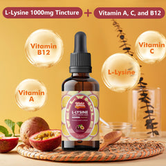 Well&Whole L-Lysine liquid drops dropper enables precise dosing
