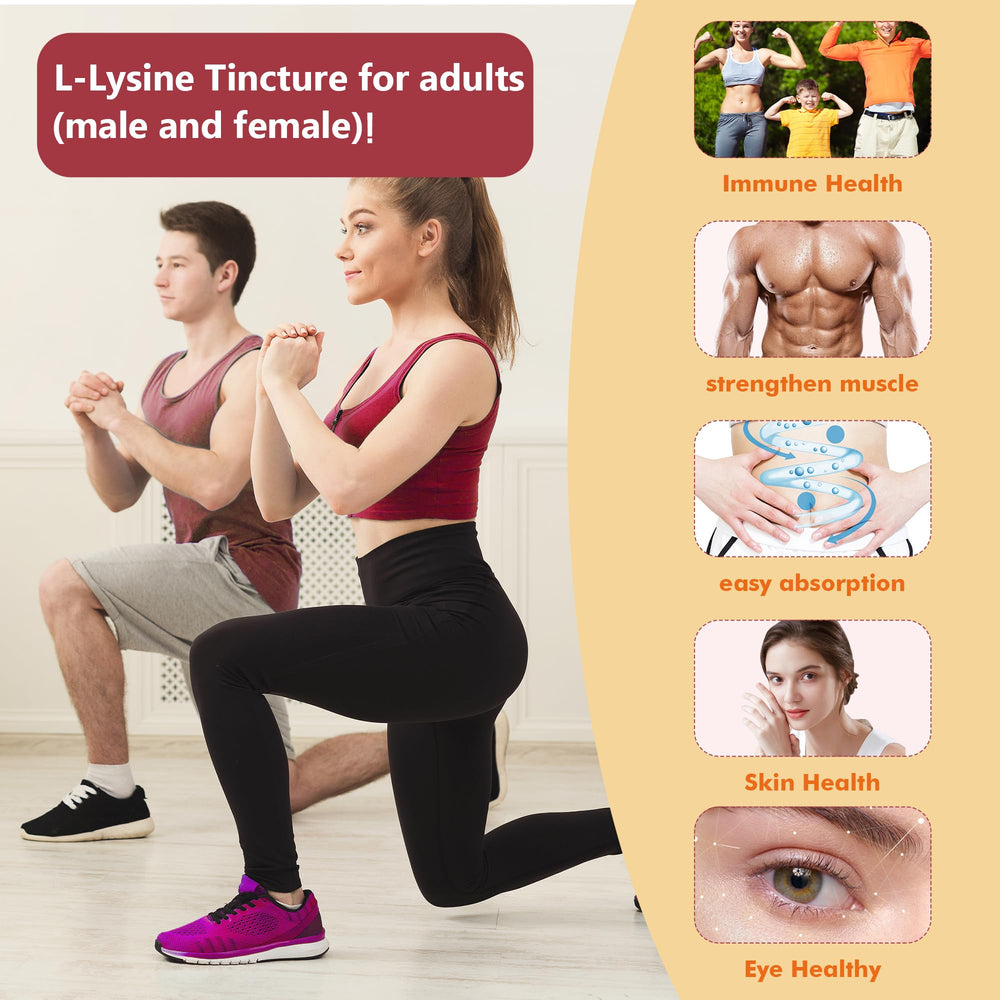 Well&Whole L-Lysine liquid drops packaging with dosage guidance