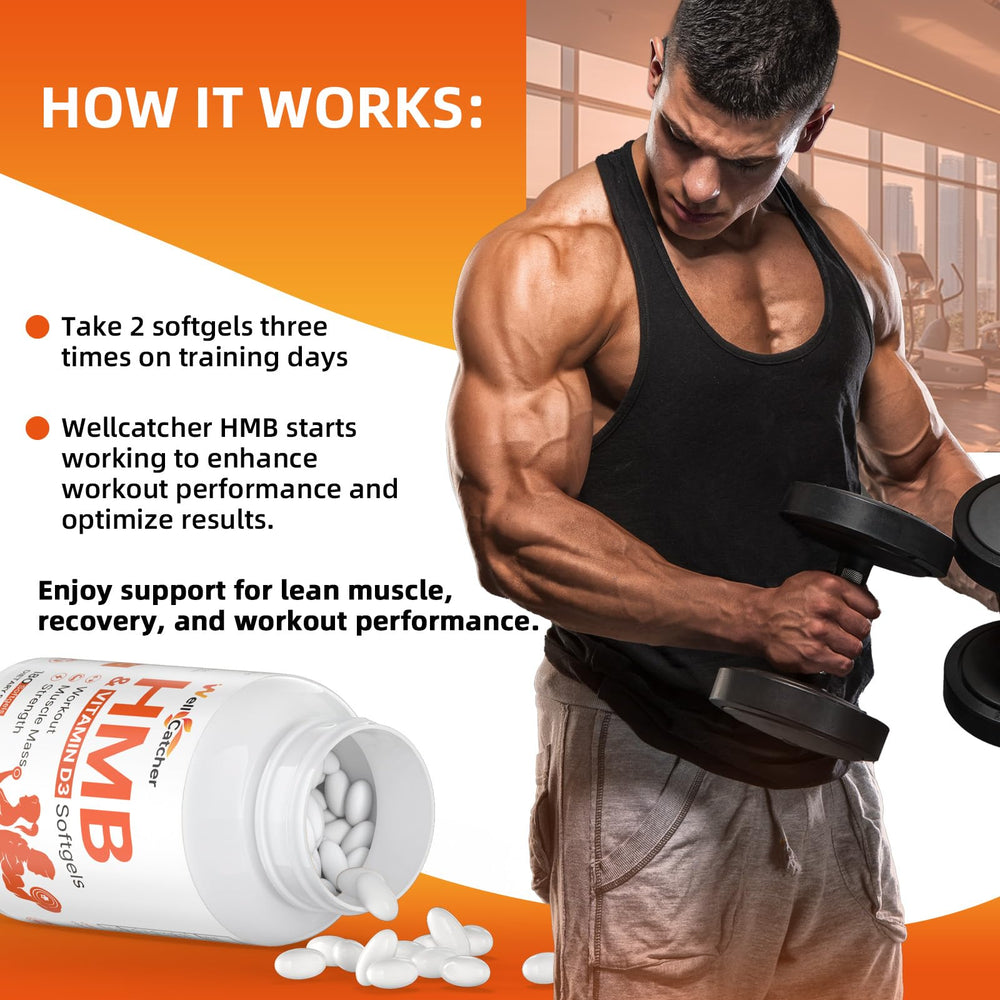 Wellcatcher HMB packaging with product notes
