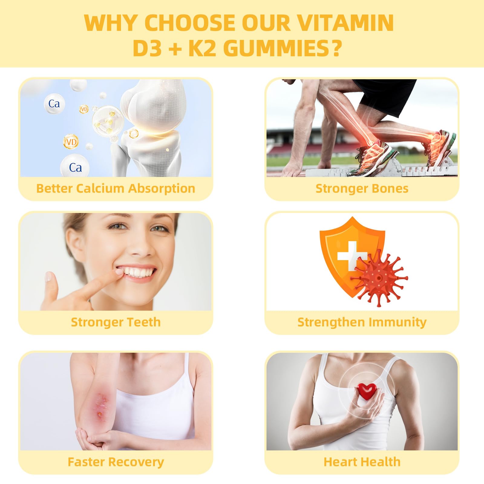 Wellcatcher Vitamin D3 K2 Gummies daily-use bottle for everyday wellness