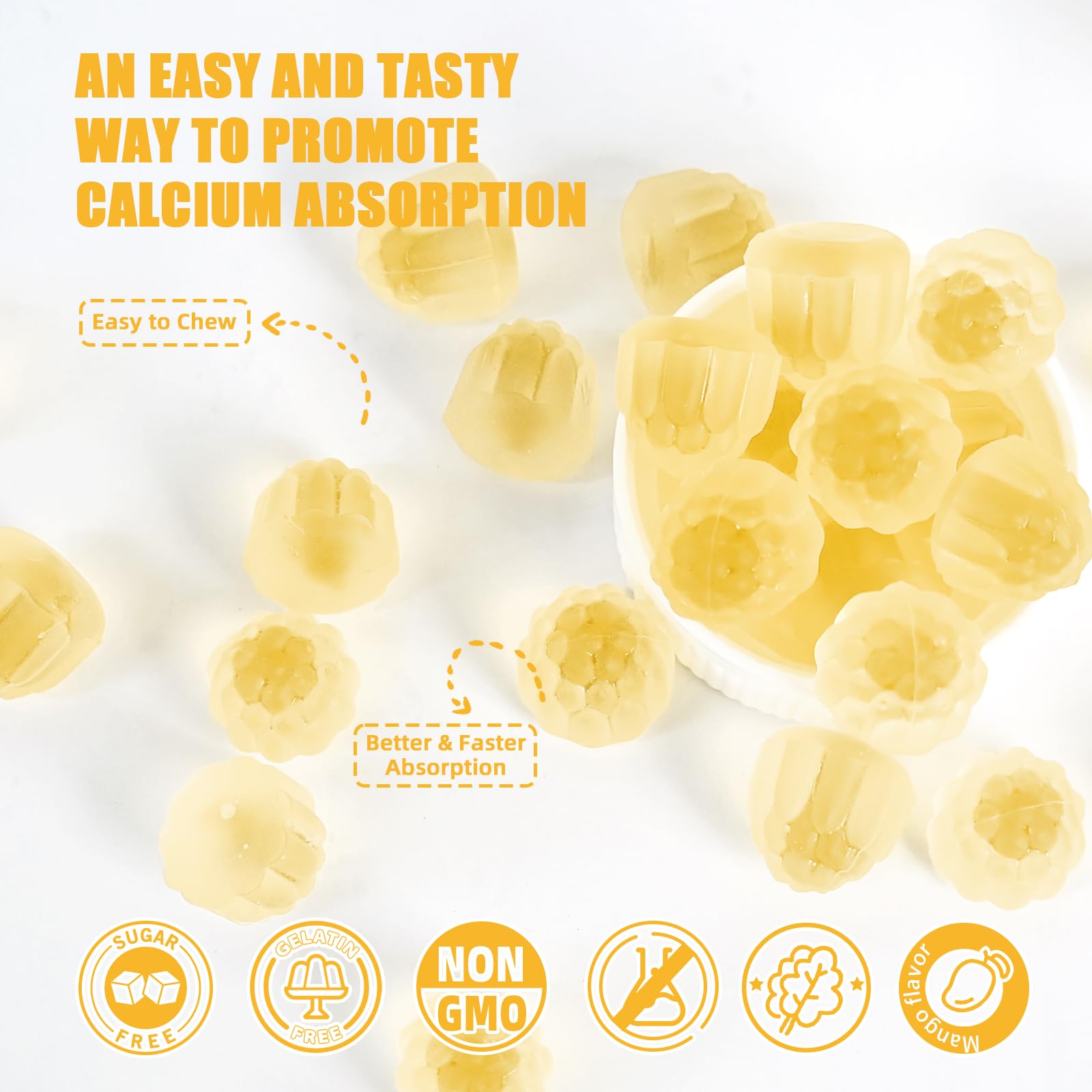 Wellcatcher Vitamin D3 K2 Gummies on store shelf in display