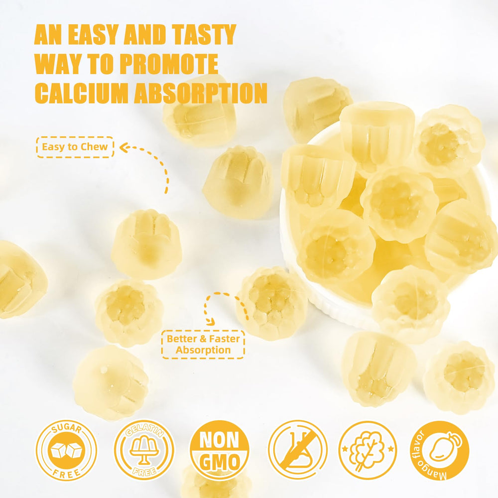 Wellcatcher Vitamin D3 K2 Gummies on store shelf in display