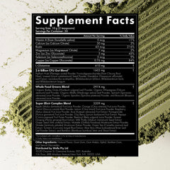 WelleCo Super Elixir packaging highlights natural ingredients.