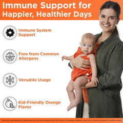 Wellements immune-support dropper enables precise dosing toward the inner cheek.