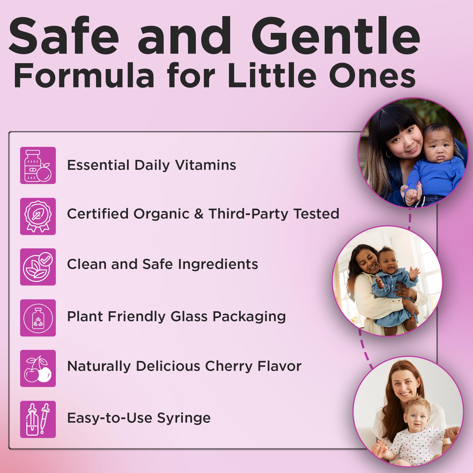 Wellements cherry flavor attracts kids for simple daily vitamin routines.