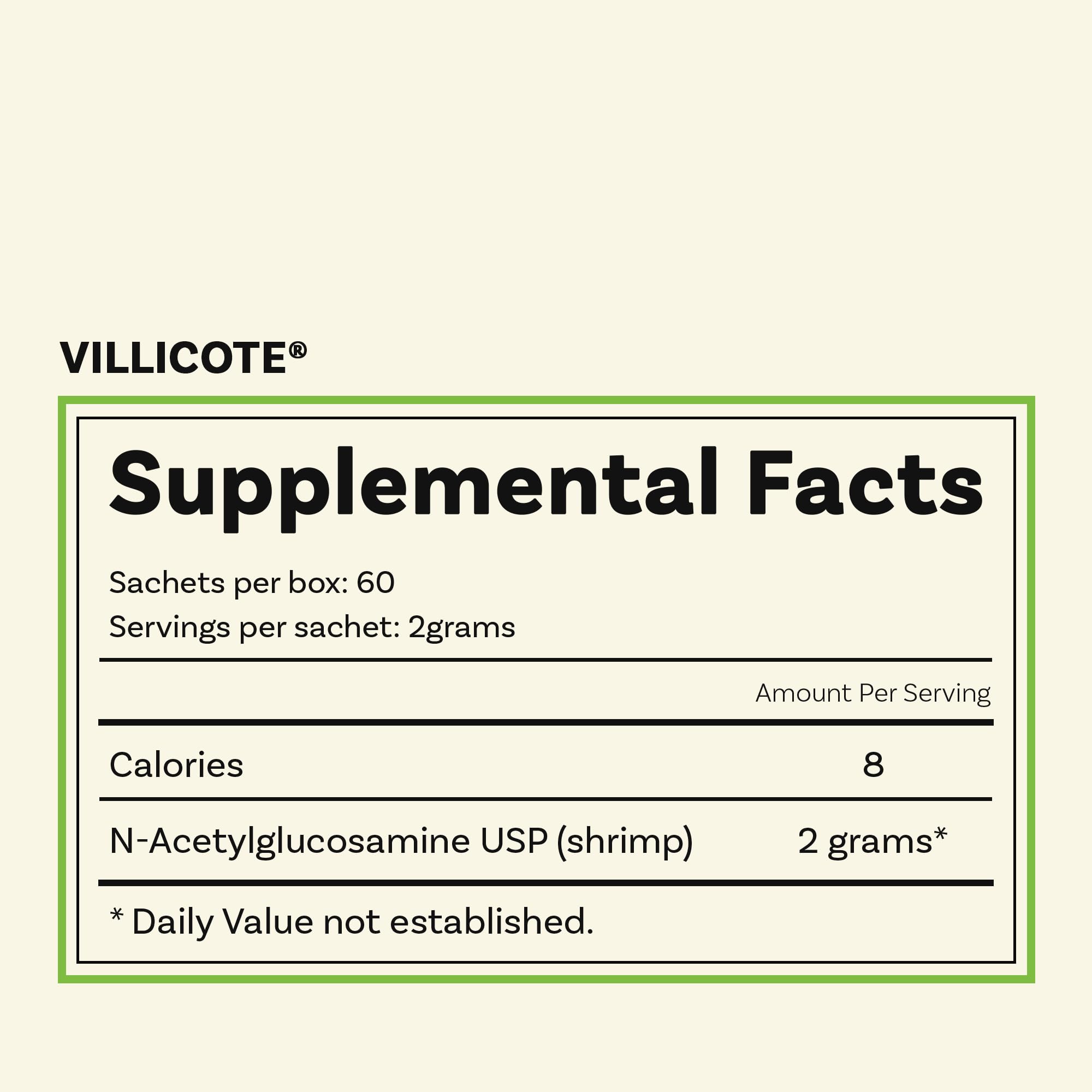 Wellesley Villicote daily-dosing concept image conveys convenient dose per day.