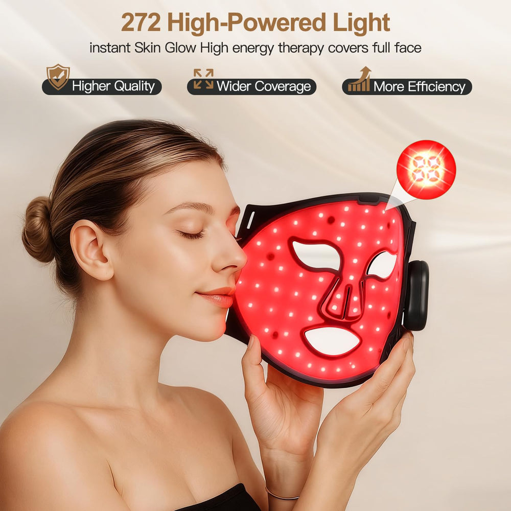 WELLEVER Red Light Mask easy to clean with a soft wipe after use.