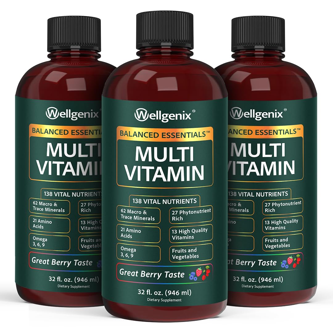 Wellgenix Balanced Essentials Plus bottle front for daily wellness.