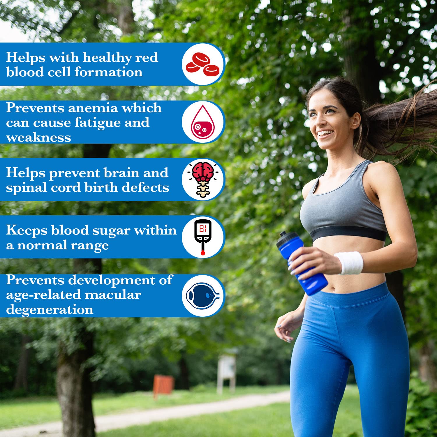 Wellgenix Bio Available Daily Multivitamins tablets closeup highlighting B vitamins for focus.