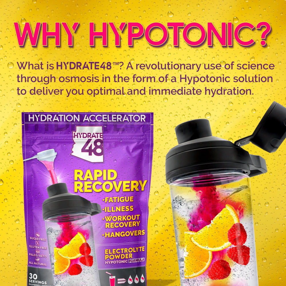 Wellgenix Hydrate48 vegan and gluten-free label highlights dietary-friendly electrolyte support.