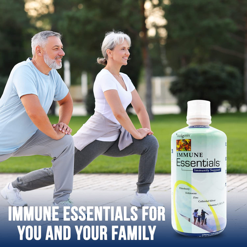 Wellgenix Immune Essentials kid-friendly bottle for family wellness