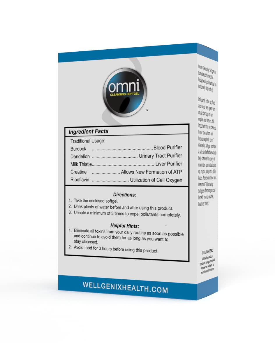Wellgenix Omni lifestyle shot with water for routine cleansing.