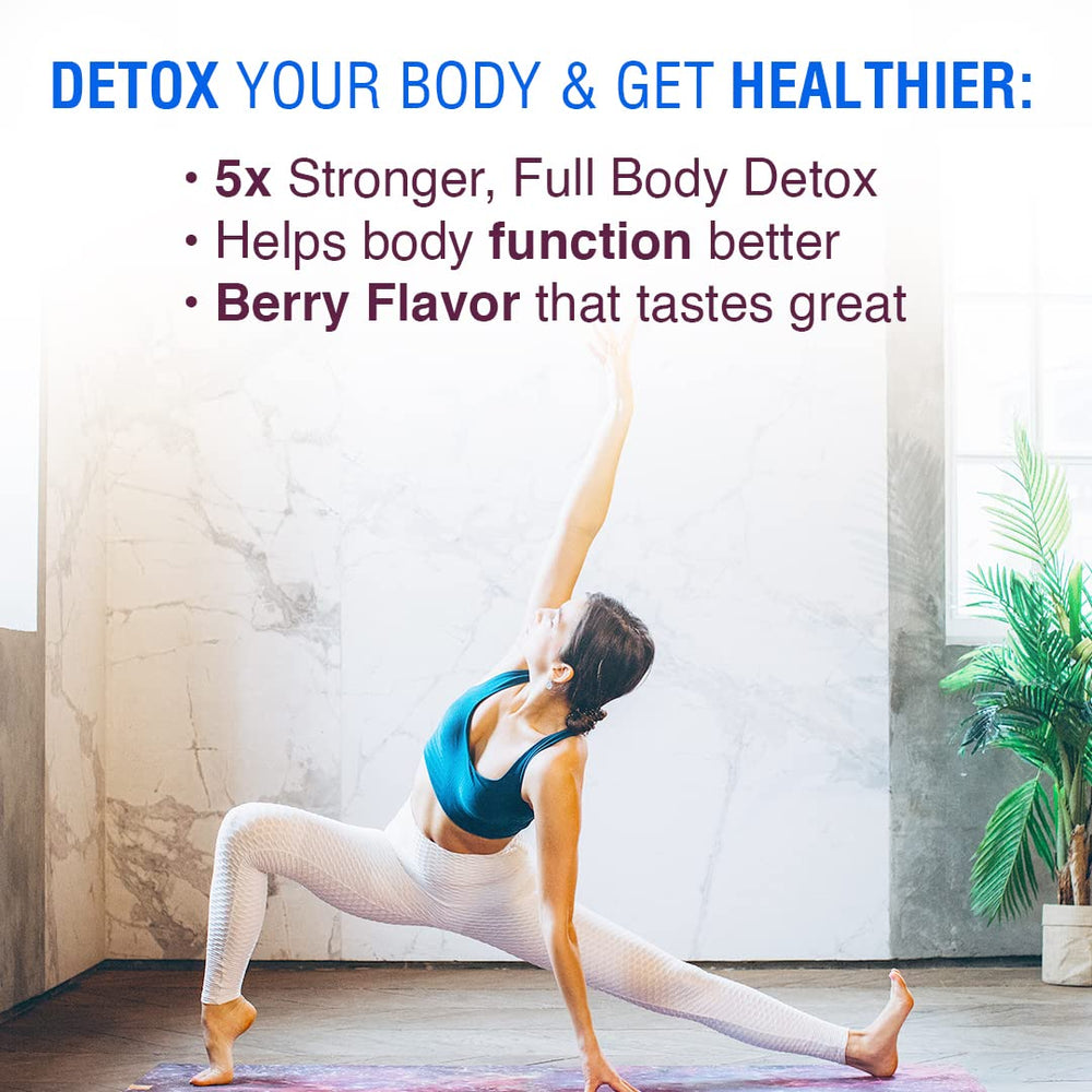 Wellgenix Omni Rhino Detox bottle closeup highlighting bold fruit punch flavor.