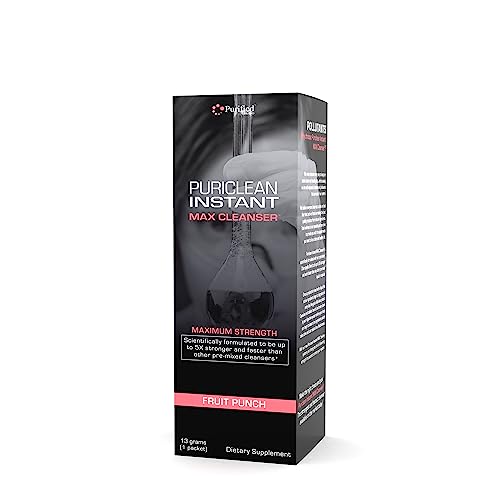 Pouring Wellgenix Puriclean Instant Max powder into water for activation.