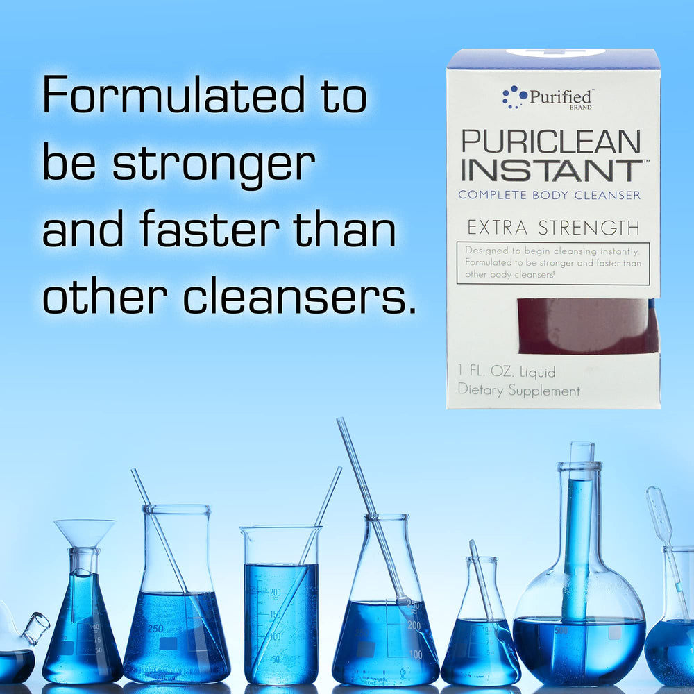 Wellgenix Puriclean ready-to-drink in a glass for detox support