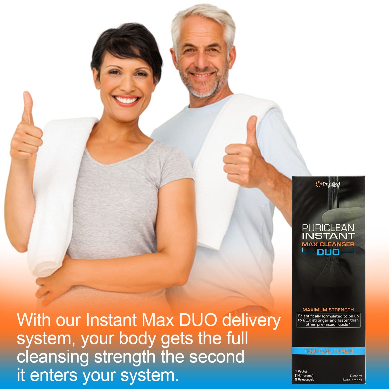 Wellgenix Puriclean releasegel close-up highlighting fast-acting capsules