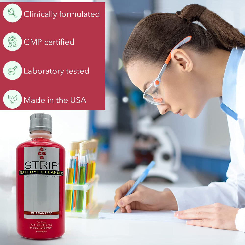 Fruit punch flavor visual cue emphasizing enjoyable detox experience with Wellgenix