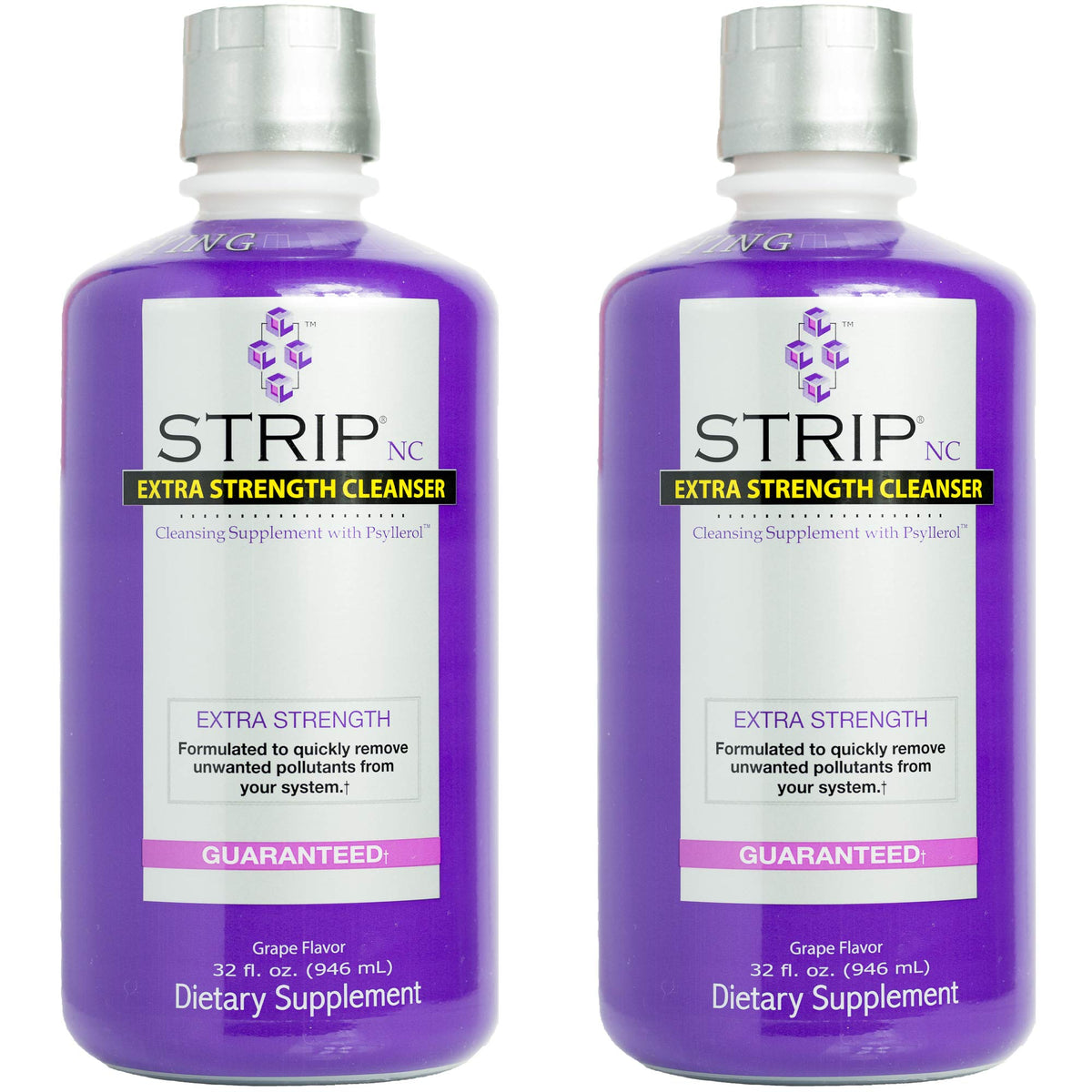 Wellgenix Strip NC grape bottle front showing premium detox formula for quick cleansing