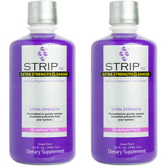 Wellgenix Strip NC grape bottle front showing premium detox formula for quick cleansing