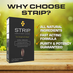 Wellgenix Strip NC Softgel capsules closeup emphasizes compact detox support.