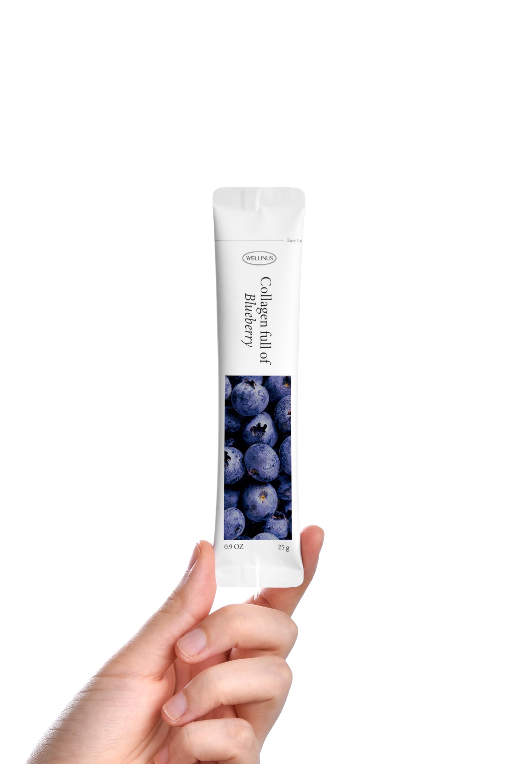 Wellinus collagen jelly on the go snack tear squeeze enjoy