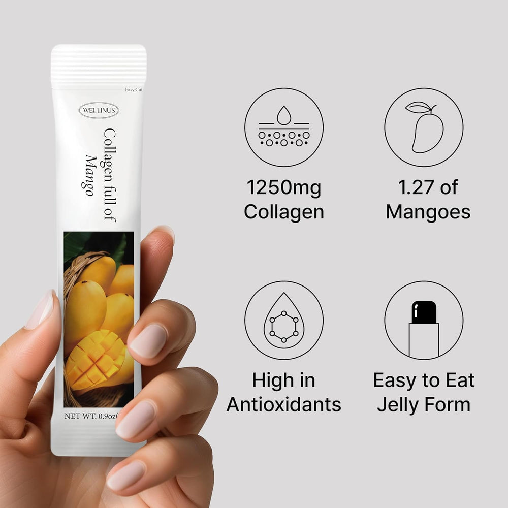 Antioxidant-rich jelly with pomegranate blueberry and mango flavors enhances daily routine