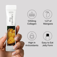 Antioxidant-rich jelly with pomegranate blueberry and mango flavors enhances daily routine