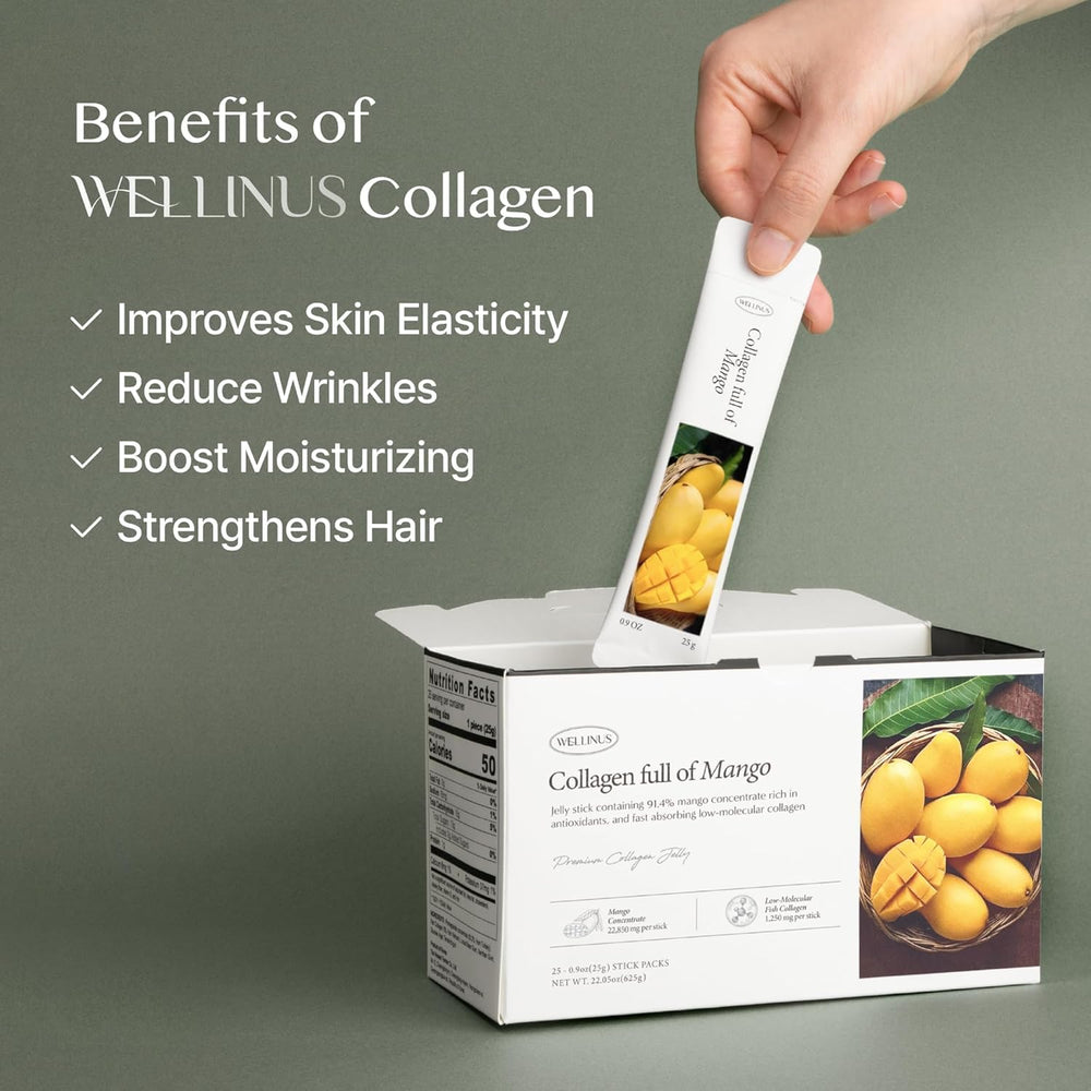 Travel-friendly packs for WELLINUS collagen sticks during trips