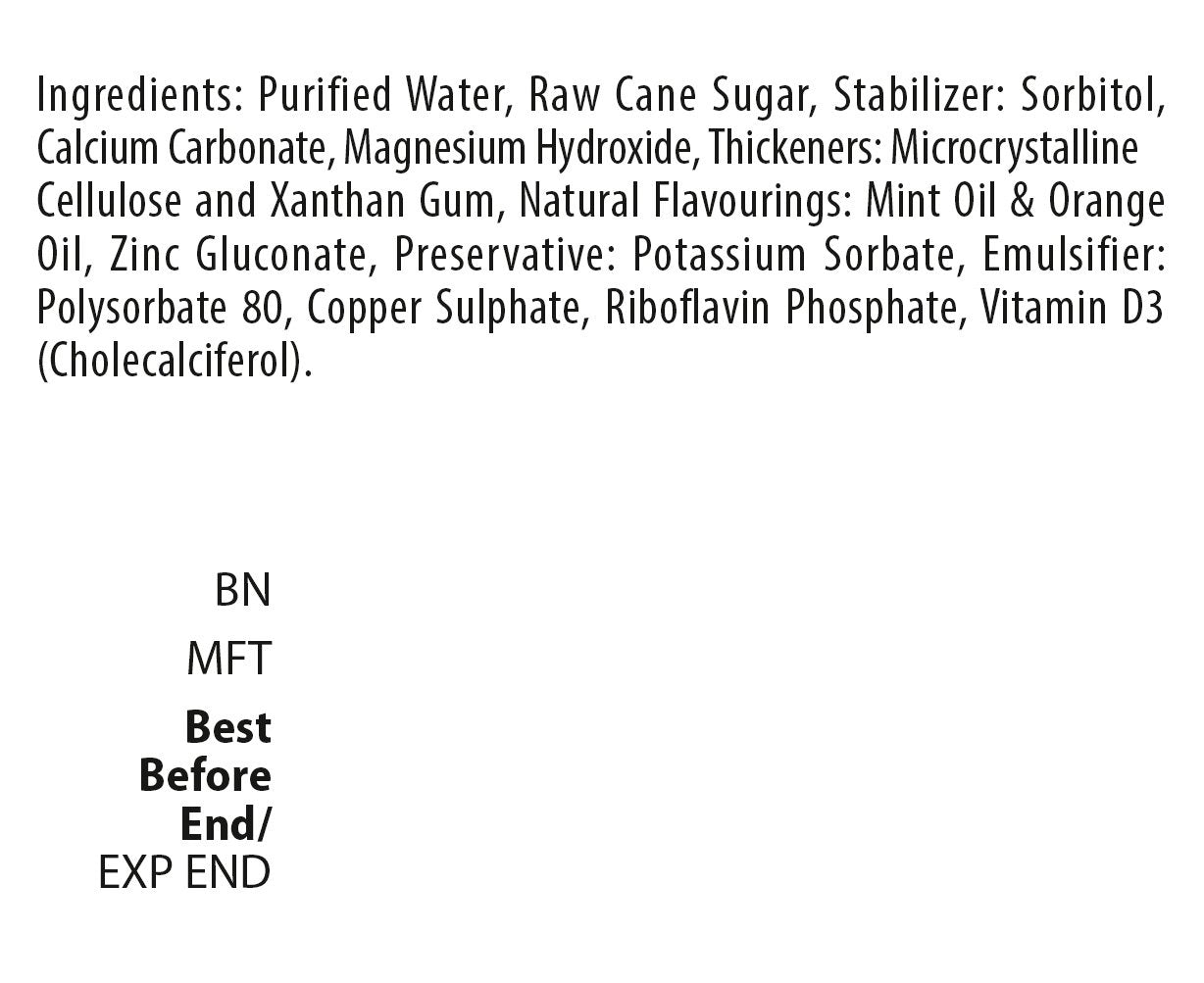 Wellkid Calcium Liquid pour action captured for easy dosing.