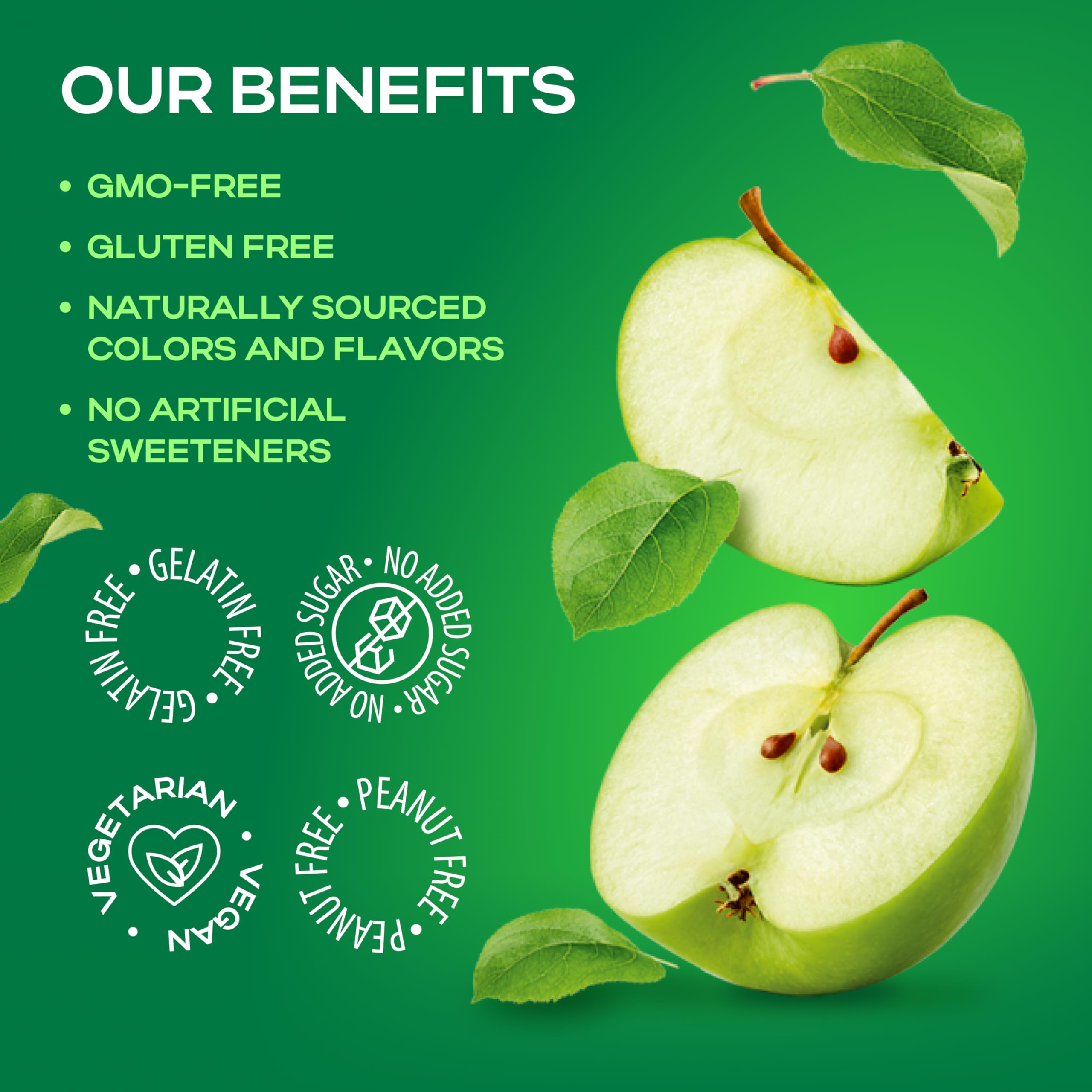 Wellneco Apple Cider Vinegar Gummies serving duo illustrating daily dosage.