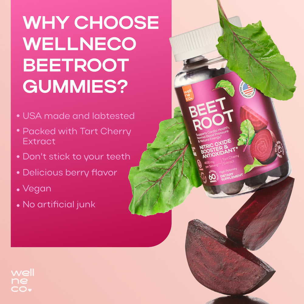 Beet Chews texture close-up, vegan, non-GMO berry flavor.